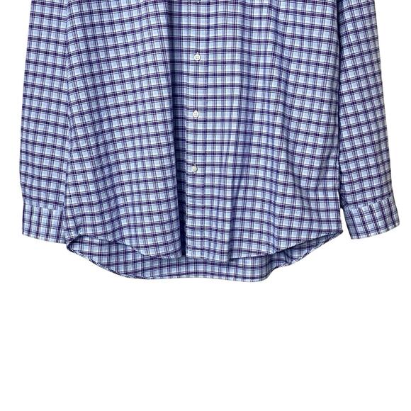 Ralph Lauren Mens Size XL Classic Fit Button Down Shirt Plaid Blue Multicolor - Picture 3 of 10